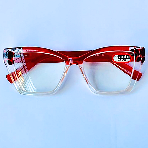 Óculos de Leitura Arezzo - Red Leopard