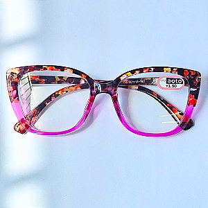 Óculos de Leitura Siena - Pink Tortoise