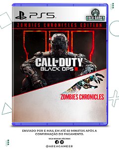 Call Of Duty Black Ops 3 EDIÇÃO ZOMBIES CHRONICLES  para ps5