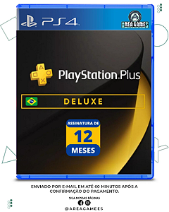 PlayStation Plus Deluxe: 12 meses Ps4