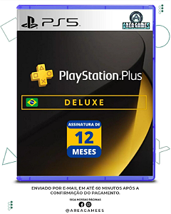 PlayStation Plus Deluxe: 12 meses Ps5