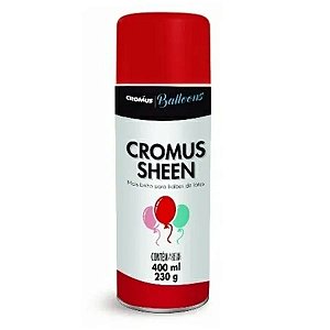 Spray Cromus Sheen Brilho Duradouro P/ Balões e Bexigas Importado - Marca Cromus