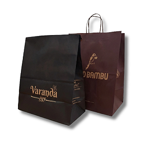 SACOS E SACOLAS KRAFT PERSONALIZADOS