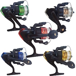 Molinete De Pesca 200 Mac/Fx/Verão/Fight Com Linha Inclusa