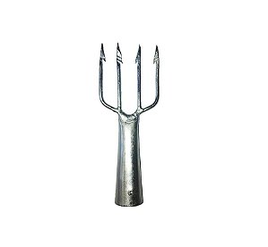 Fisga Pesca Mergulho 4 Farpas De 4,2 Mm Tamanho 15,5 X 6,3Cm