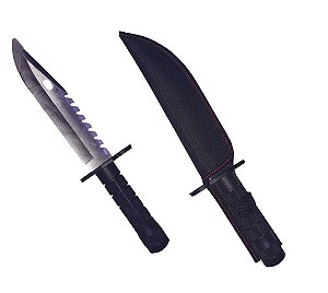 Faca Esportiva 8 Pol 34 Cm SQ4177 Cabo Com Apoio de Dedo