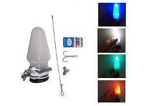 Kit Boia Luminosa Isca P/ Pesca Espada Completo Promoção