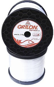 Linha Pesca Grilon Bobina 3 Kg 1,20 Mm (120) 1,40 mm (140) Top Flex