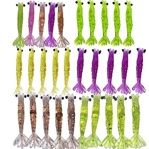 Isca Artificial Camarão Flecha 5,5 Cm 5 Unidades Soft