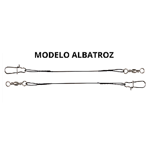 Encastoado Leader Aço Flexível Albatroz Níquel 20 cm 100 Unidades