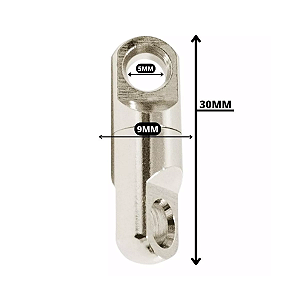 Girador de Pesca 9 mm Para Fieira de Tarrafa / Prancha de Surf Aço Inox Resistência 400 Kg