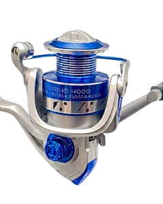 Molinete de Pesca Lgu Torino 5+1 Rolamentos com Anti Reverso 3000 4000 5000 6000 Carretel de Alumínio