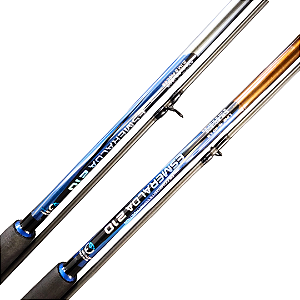 Vara de Pesca Composto Carbono Oca Esmeralda 2,10 2,40 m - 40 Lbs, 2,70 m - 50 Lbs, 3,00 m - 60 Libras 2 Partes