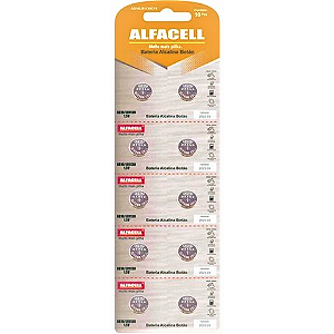 Bateria Alcalina Cartela Com 10 Unidades AG10/LR1130