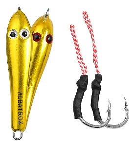 Isca Artificial Albatroz Jig Sapinho 15 a 20 Gramas Varias Cores