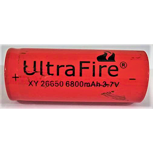 Pilha Da Ultra fire XY26650 6800MAH 3.7V