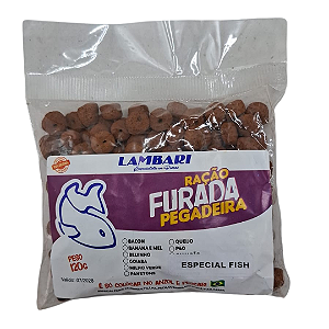 Ração Furadinha Pesca 120g Tilápia Pacu Tamba Vários Sabores