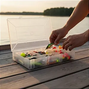 Maleta Caixa Organizadora Polymer Multibox Transparente 6009