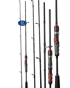Vara de Pesca para Molinete 100% de Carbono LGU Harmony 25 Libras 1,80 Metros 2 Partes