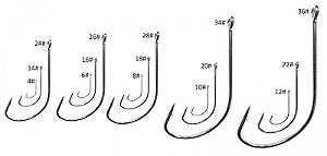 Anzol Para Pesca AF KEIRYU-R Nº12 C/20 Unidades Black Niquel 5 Cartelas