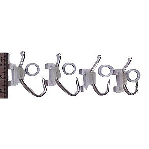 Anzol Para Pesca AF S-HOOK CLICK BAIT Com Varias Medidas 1/0, 2/0, 3/0, 4/0 BlackNiquel