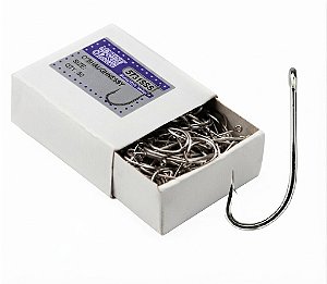 Anzol Para Pesca MS INOX 57315SS Caixa Diversos Tamanhos Nº1 2 4 6 8 10 1/0 3/0 4/0