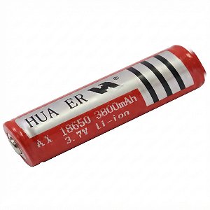 Bateria de Lanterna Tatica AX 18650 Hua Er 5800mAh 3.7V Li-ion