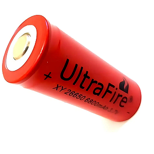 Bateria Para Lanterna Tatica X900 Ultra Fire Xy 26650 6800mah 3.7v