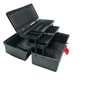 Caixa Organizadora Maleta Pesca Emifran C/2 Bandeja 37x19cm Com 11 Divisorias nas Bandejas
