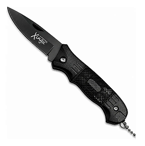 Canivete Xingu Metal Dobrável Aço 15cm XV2930 Cabo em Metal Trava de Aço Carbono