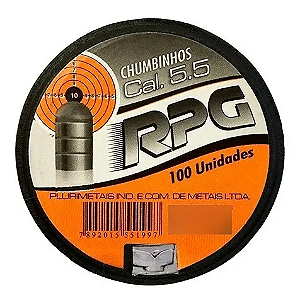 Chumbinho LDW RPG 5.5mm C/100 Unidades Carabinas de pressão Alta