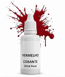 Corante Puro Extra Forte Vermelho 20ml liquido