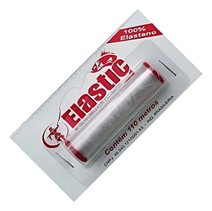 Elastano Transparente Elastic Cartela C/5 Unidades 110m N.6 Para Amarrar Iscas