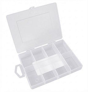 Estojo Organizadora Maleta Emifran Multiuso 12 Divisórias Transparente Modelos EP-045 ou EP-040