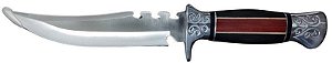 Faca Albatroz Esportiva K301 Lamina de Aço Inox Afiada 31 Cm Excelente Para Pesca, Camping, Caça ou Mais