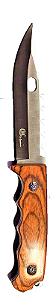 Faca Esportiva Afiada de Aço inoxidável SQ4178 29cm Para Pesca, Acampamento, Caça e Agricultura.