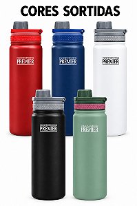 Garrafa Isotérmica Premier Sport de 800ML em Aço Inox sua bebida na temperatura ideal, Camping, Caça, etc.