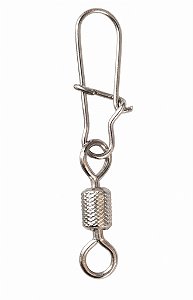 Girador Com Snap Nice Silver Nº1/0 Com 100 Unidades em Aço Inox de Alta Qualidade e Durabilidade