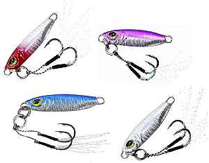 Isca Artificial Jig Typ Albatroz Fishing C/Suporte Hook e Anzol Diversas cores 60gr 85gr
