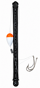Kit Para Pesca Para Lagoas 1 Unidade de Plástico de Alta Qualidade Preto, boia, Chumbo, Linha e Anzol