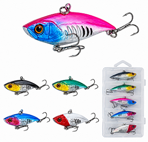 Isca Artificial HG Sinking Sheik 12GR 65MM Cores Sortidas Para Pesca Tucunarés, Robals, Traíras entre outros