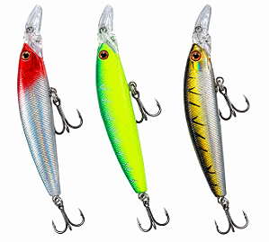 Isca Artificial HG Jack 8,5gr 100mm Cores Sortidas Para Pesca tucunaré, robalo, traíra, matrinxã e outros