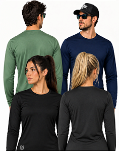 Camisa Térmica Proteção solar UV 50+ Confeccionada C/Poliéster e Elastano P/Masculino e Femininno