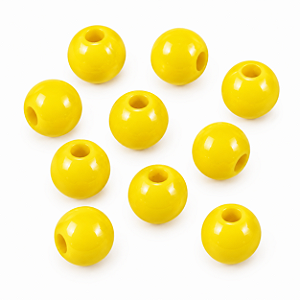 Missanga Para Pesca Lambari 10gr Plástico Cor Amarelo