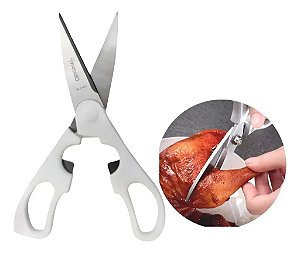 Tesoura Para Frango Cortar Aves Carnes Assados Inox Original