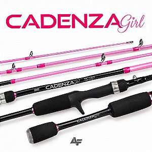 Vara Para Pesca Albatroz Cadenza Girl C562 1,70M 2 Partes Carbono 20LB Para Carretilha estética atraente.