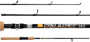 Vara de Pesca Albatroz Pro Stsff C II 562 1,68m 2 Partes 20LB fibra de Carbono Para Carretilha