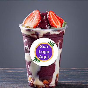 Rótulo Adesivo Personalizado p/ Açaí