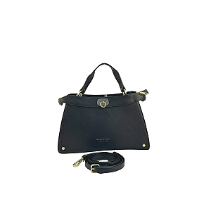 Bolsa  Veryrio Poliuretano PU Preto VR3280