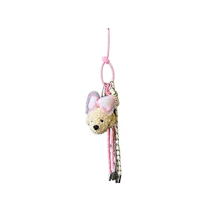 Chaveiro Poodle Laço Rosa